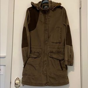 Roots Canada Green/Brown Utility Jacket